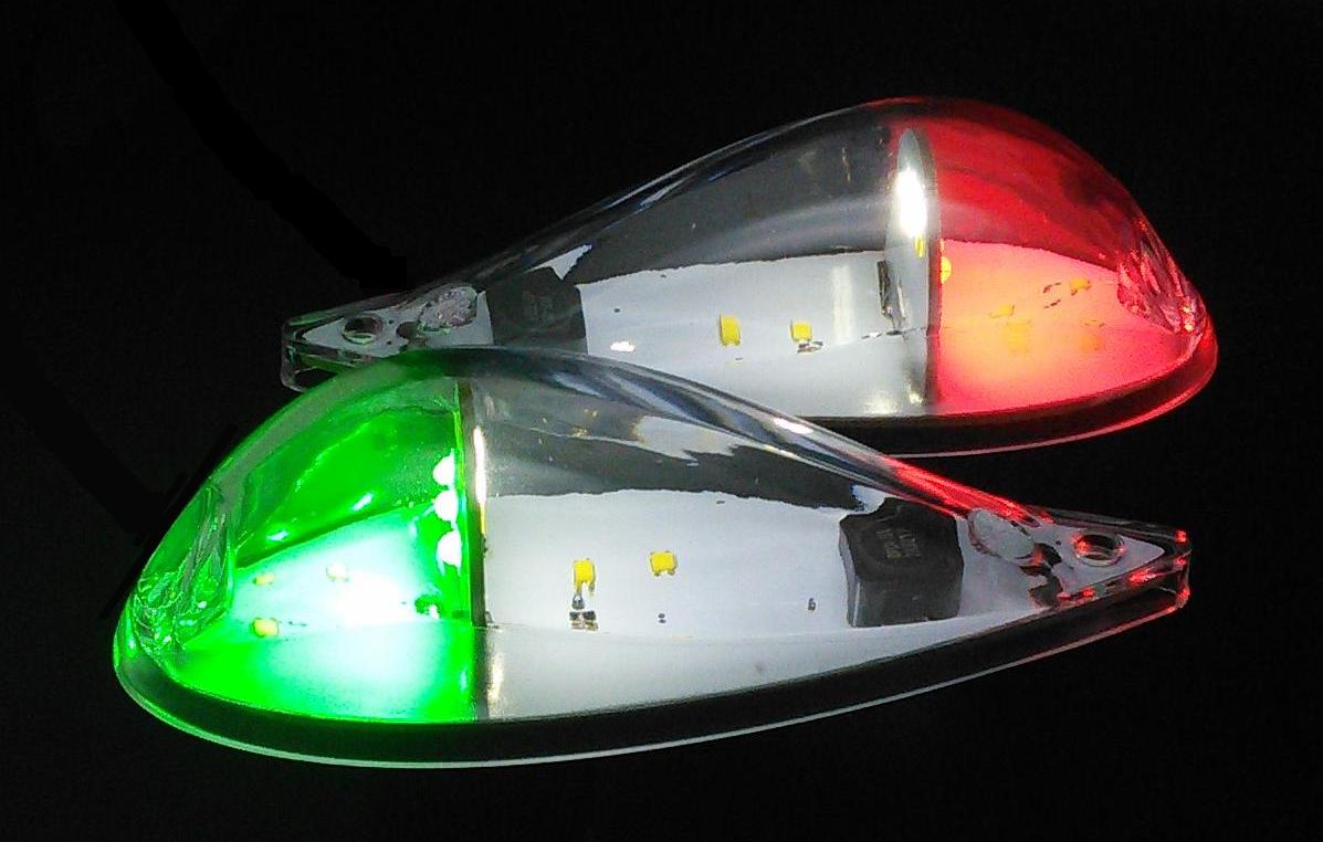 Strobe Double Intégré Raylight encastré en bout d'aile